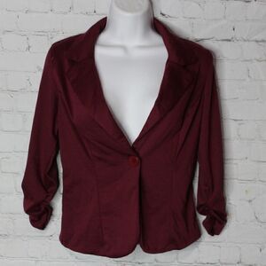 Women's Slim Fit Single Button Blazer Small